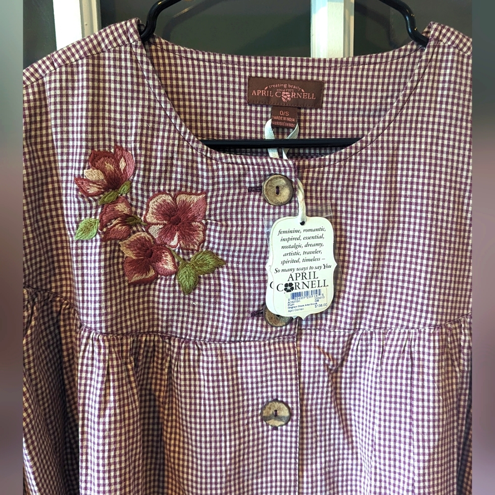 April Cornell Artist Smock OS